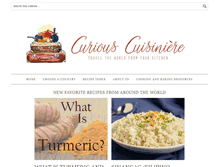 Tablet Screenshot of curiouscuisiniere.com